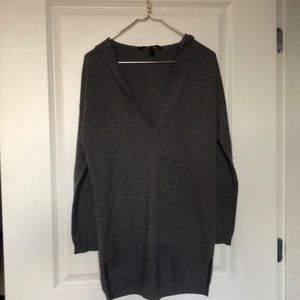BCBG hooded cashmere sweater